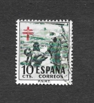 Stamps Spain -  Edf 1104 - Pro Tuberculosos