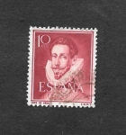 Stamps Spain -  Edf 1072 - Literatos