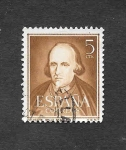 Stamps Spain -  Edf 1071 - Literatos