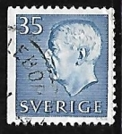 Sellos de Europa - Suecia -  King Gustaf VI Adolf