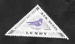 Stamps United Kingdom -  Lundy - Ave Ring Ouzel