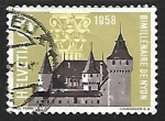 Stamps Switzerland -  Castillo de Nyon