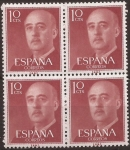 Sellos de Europa - Espaa -  general Franco 1955 10 cents