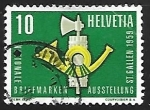 Stamps Switzerland -  Cornetas de Correos |