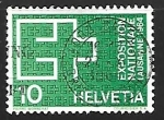 Stamps Switzerland -  Exposicion nacional Lausanne 1964