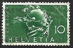 Stamps Switzerland -  U.P.U. memorial, Bern