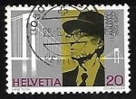 Stamps Switzerland -  Othmar H. Ammann (1879-1965)