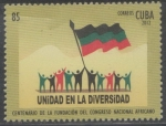 Stamps : America : Cuba :  CENTENARIO DE LA FUNDACIÓN DEL CONGRESO NACIONAL AFRICANO