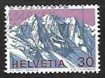 Stamps Switzerland -  Piz Palü