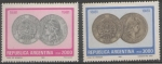 Stamps Argentina -  MONEDA CENTENARIO PESO PETACÓN Y ARGENTINA ORO