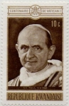 Stamps Rwanda -  Centenario del primer Concilio Vaticano