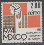 Stamps : America : Mexico :  OCTAVOS CAMPEONATOS MUNDIALES DE VOLEIBOL