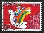 Sellos de Europa - Suiza -  Niño con paloma de la paz