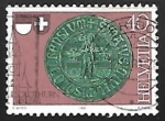 Stamps Switzerland -  City seal of Solothurn