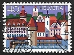 Stamps : Europe : Switzerland :  Lugares de iteres - Lucerna