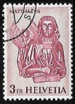 Stamps Switzerland -  Matthew with the angel