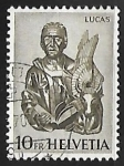 Sellos de Europa - Suiza -  Saint Luke with the bull