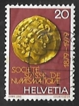 Stamps Switzerland -  Golden quarter Stater 