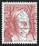 Stamps Switzerland -  Paul Klee (1879-1940) 