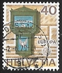 Sellos de Europa - Suiza -  Europa buzon de correos