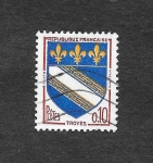 Sellos de Europa - Francia -  1041 - Armas de Troyes