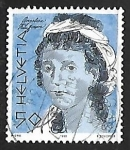 Stamps Switzerland -  Angelika Kauffmann (1741-1807)