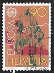 Stamps Switzerland -  Europa - Estatua de Columbus