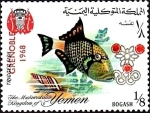 Stamps Yemen -  Juegos Olímpicos de Invierno en Grenoble