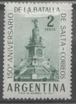 Stamps : America : Argentina :  150 ANIVERSARIO DE LA BATALLA DE SALTA