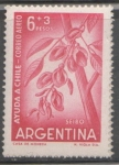 Stamps Argentina -  AYUDA A CHILE-SEIBO FLOR NACIONAL DE CHILE