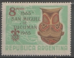Stamps Argentina -  400 ANIVERSARIO DE SAN MIGUEL DE TUCUMAN 1565-1965
