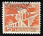 Stamps Switzerland -  Sitter Bridges