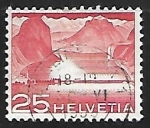 Stamps Switzerland -  Diques y Represas - Lago Lugano 