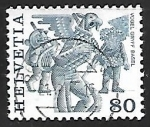 Stamps Switzerland -  Folklore