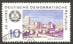 Stamps Germany -  1196 - 20 Anivº de RDA, ciudad de Halle-Neudstadt