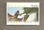 Stamps New Zealand -  Barcelona 92