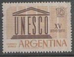 Sellos de America - Argentina -  UNESCO 15 ANIVERSARIO