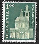 Stamps Switzerland -  Iglesia de la Santa Cruz