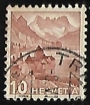 Stamps Switzerland -  Chillon Castle