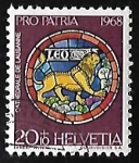 Stamps Switzerland -  Zodiaco - Leo