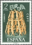 Stamps Spain -  ESPAÑA 1972 2090 Sello Nuevo Serie Europa CEPT Alegorias