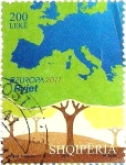 Sellos de Europa - Albania -  International Year of Forests