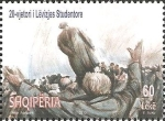 Stamps Albania -  20th anniversary of the Student's Protest Movement 2