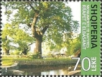 Stamps Albania -  Plane tree (Platanus sp.) 1