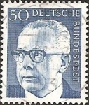 Sellos de Europa - Alemania -  Dr. h.c. Gustav Heinemann (1899-1976), 3rd Federal President (GFR)