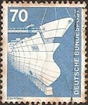 Stamps Germany -  Shipbuilding (GFR)