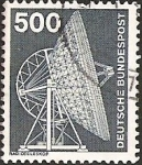 Stamps : Europe : Germany :  Radio telescope (GFR)
