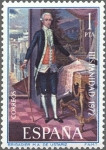 Stamps Spain -  ESPAÑA 1972 2107 Sello Nuevo Hispanidad Puerto Rico Brigadier M.A. de Ustariz de Jose Campeche