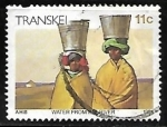 Stamps South Africa -  Transkey - Transportando agua del rio