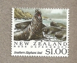 Sellos del Mundo : Oceania : New_Zealand : Dependencia de Ross , Elefante marino